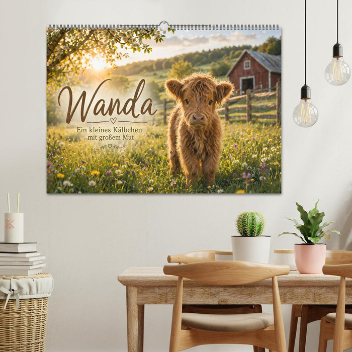 Wanda - ein kleines Kälbchen mit großem Mut (CALVENDO Wandkalender 2027)