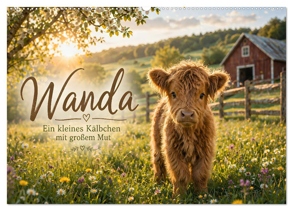 Wanda - ein kleines Kälbchen mit großem Mut (CALVENDO Wandkalender 2027)
