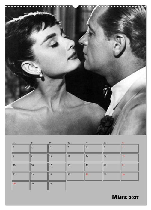 Hollywood-Diva. Audrey Hepburn (CALVENDO Premium Wandkalender 2027)