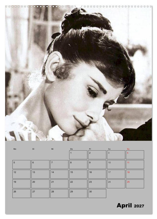 Hollywood-Diva. Audrey Hepburn (CALVENDO Premium Wandkalender 2027)