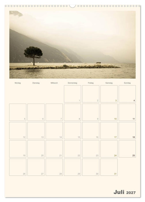 Der Gardasee im Norden 2027 (CALVENDO Premium Wandkalender 2027)