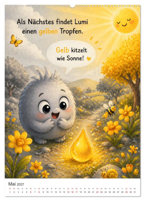 Lumi - der kleine Farbfinder (CALVENDO Premium Wandkalender 2027)