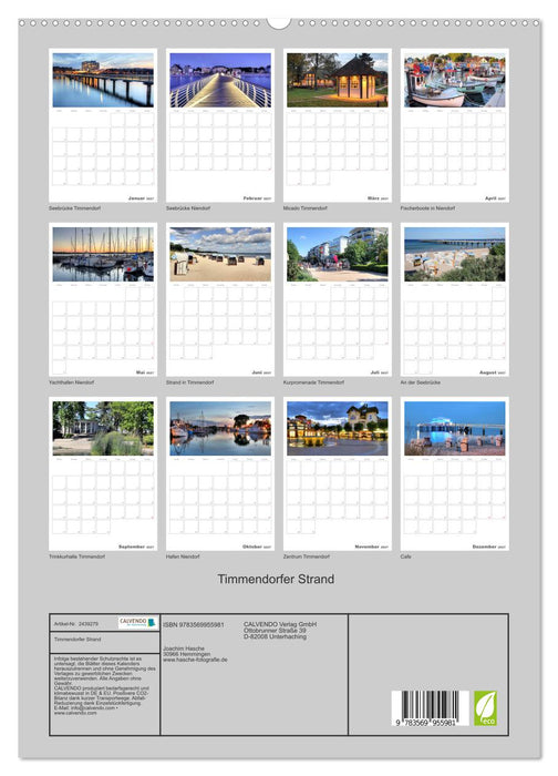 Timmendorfer Strand (CALVENDO Premium Wandkalender 2027)