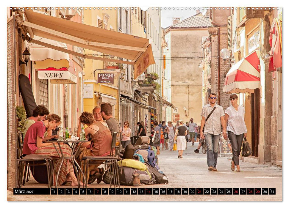 Pula Street (CALVENDO Premium Wandkalender 2027)