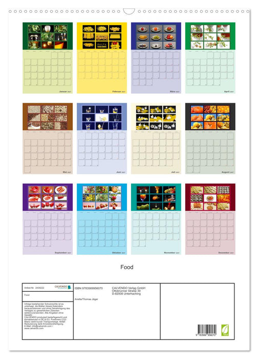 Food (CALVENDO Wandkalender 2027)