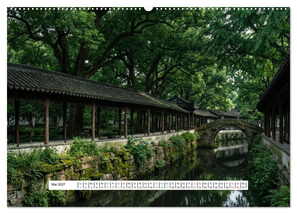 Sehnsucht nach Suzhou (CALVENDO Premium Wandkalender 2027)