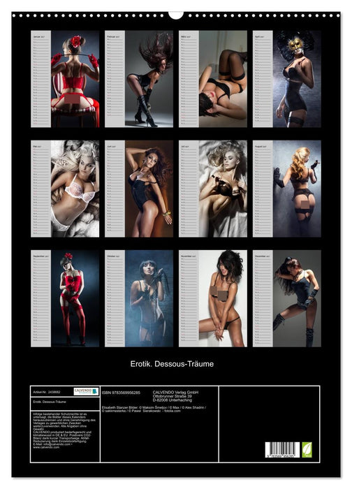 Erotik. Dessous-Träume (CALVENDO Wandkalender 2027)