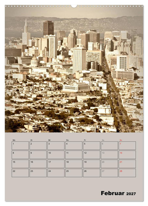 Herrliches Reiseziel... SAN FRANCISCO (CALVENDO Wandkalender 2027)