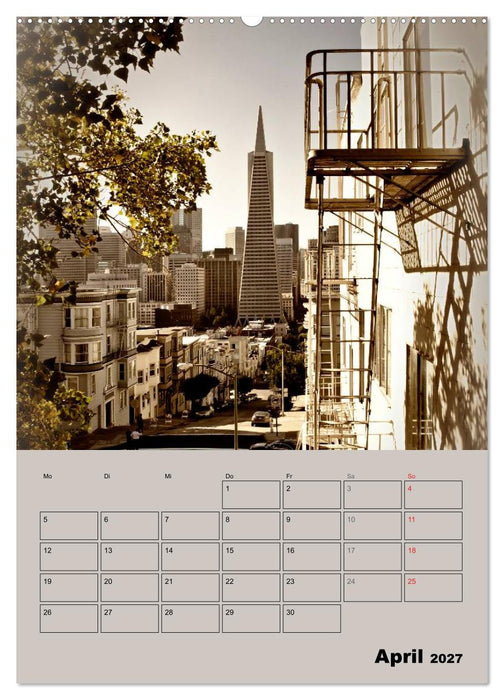 Herrliches Reiseziel... SAN FRANCISCO (CALVENDO Wandkalender 2027)