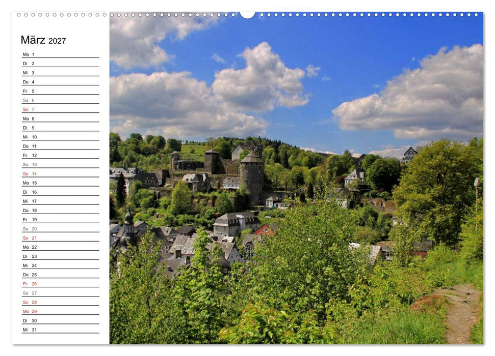 Eine Perle in der Eifel - Monschau (CALVENDO Premium Wandkalender 2027)