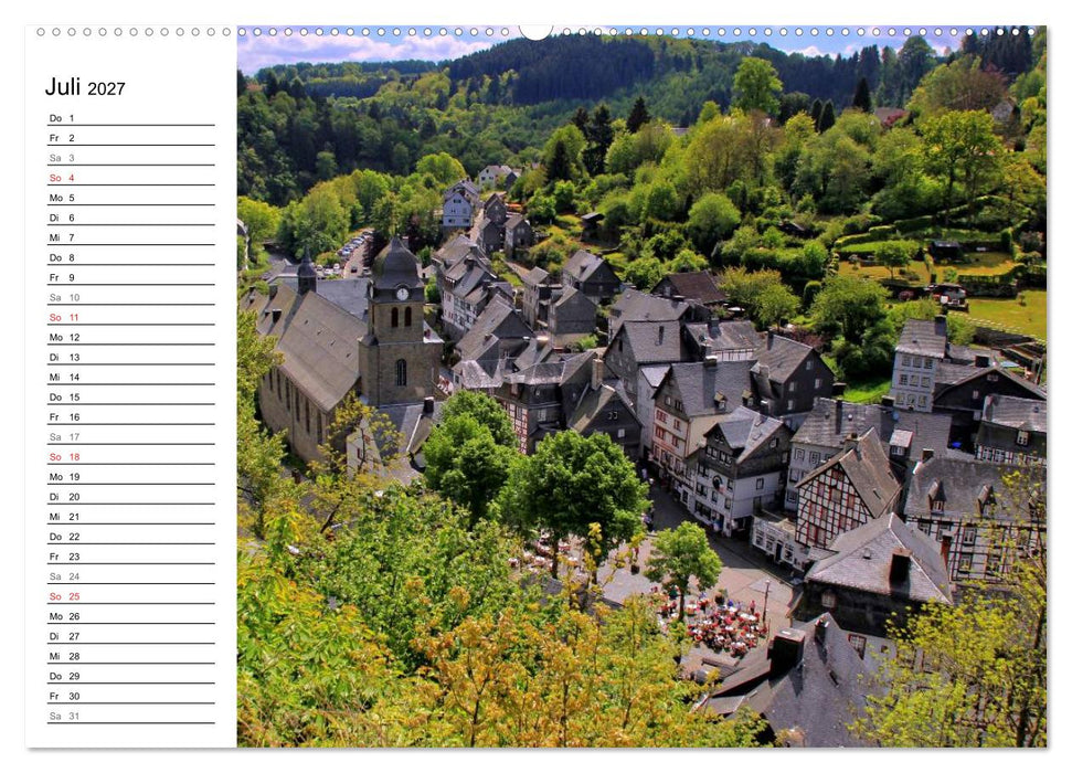 Eine Perle in der Eifel - Monschau (CALVENDO Premium Wandkalender 2027)