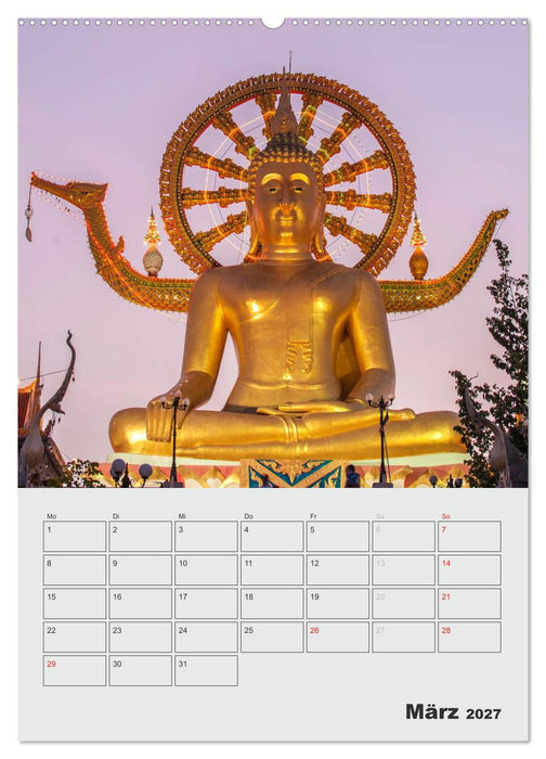 BUDDHA - Das sanfte Lächeln (CALVENDO Premium Wandkalender 2027)