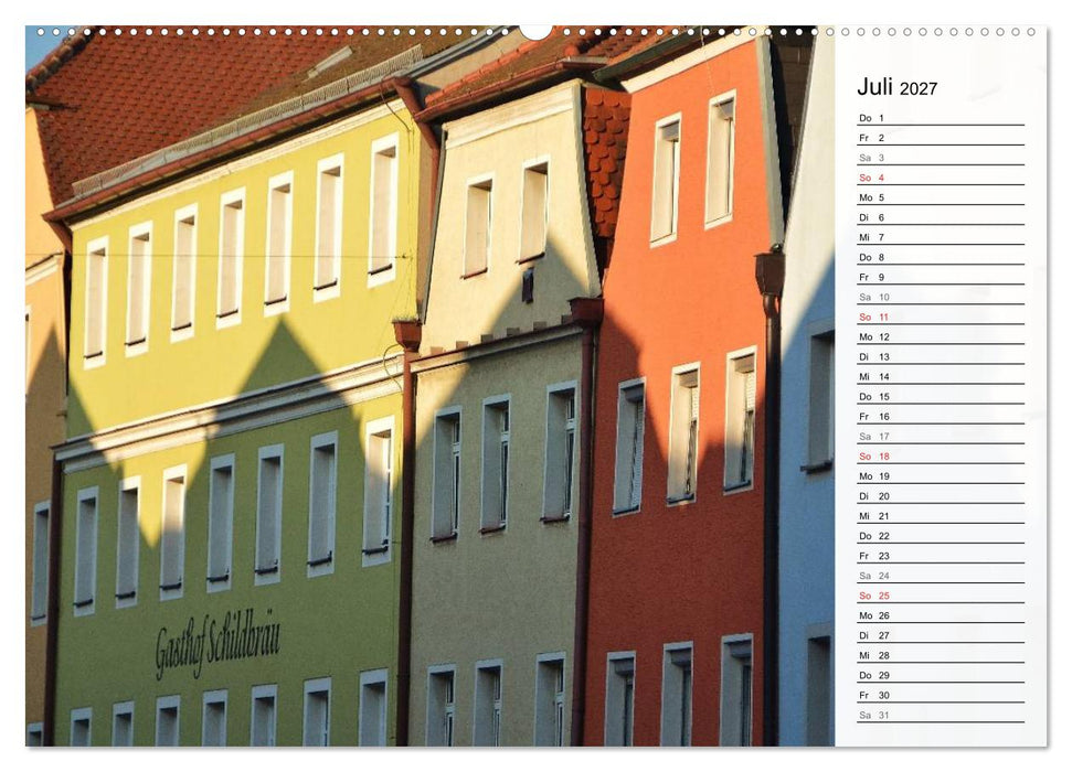 Die Farben von REGENSBURG (CALVENDO Premium Wandkalender 2027)