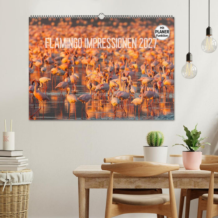 Flamingo Impressionen 2027 (CALVENDO Wandkalender 2027)