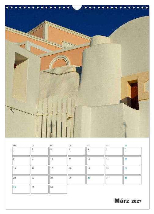 Santorin - Trauminsel Griechenlands (CALVENDO Wandkalender 2027)