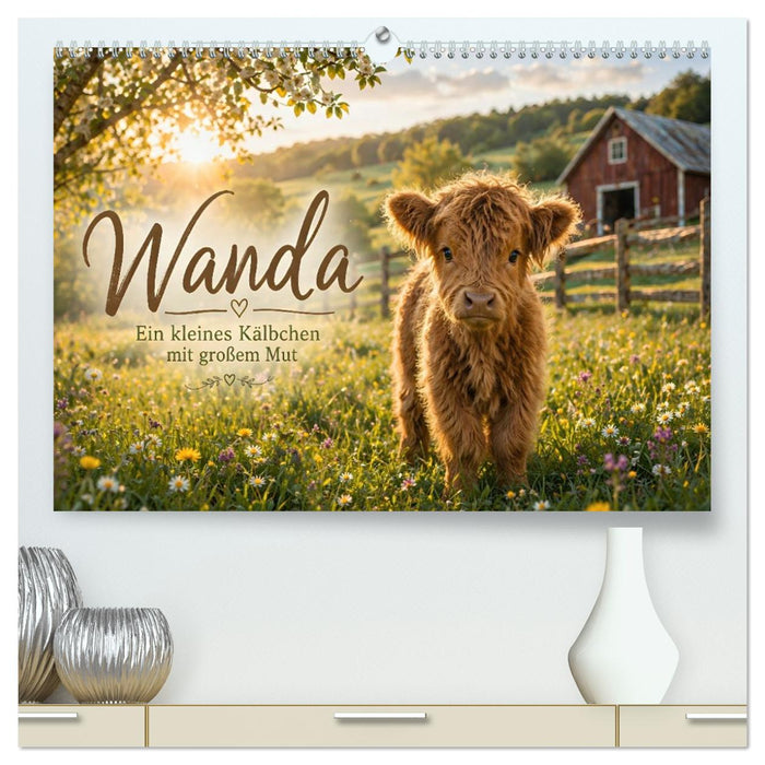 Wanda - ein kleines Kälbchen mit großem Mut (CALVENDO Premium Wandkalender 2027)