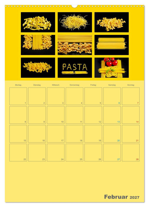 Food (CALVENDO Premium Wandkalender 2027)
