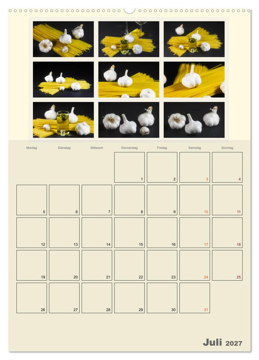 Food (CALVENDO Premium Wandkalender 2027)