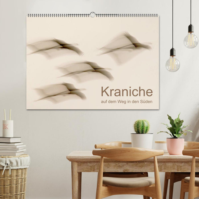 Kraniche auf dem Weg nach Süden (CALVENDO Wandkalender 2027)