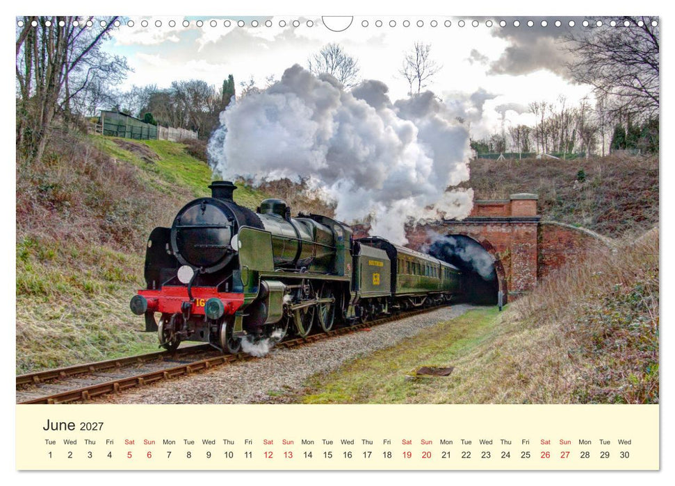 Steam Landscape (CALVENDO Monthly Calendar 2027)