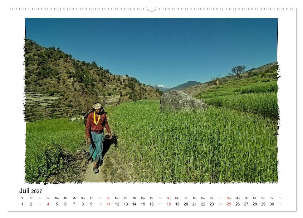 BEGEGNUNGEN IN NEPAL (CALVENDO Premium Wandkalender 2027)