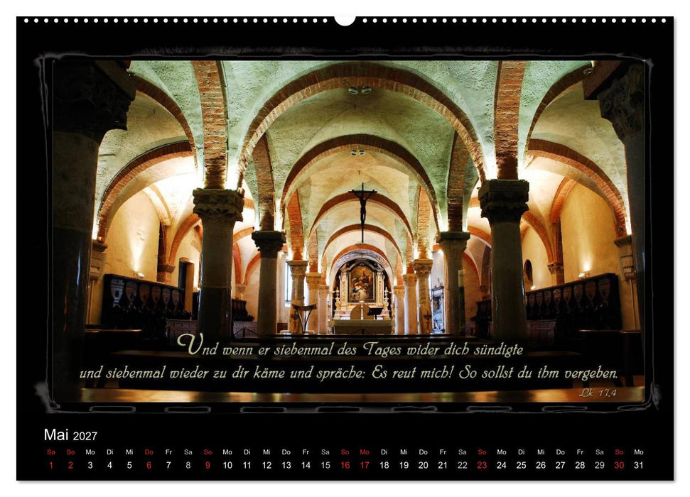 Monat für Monat ein Bibelvers (CALVENDO Wandkalender 2027)