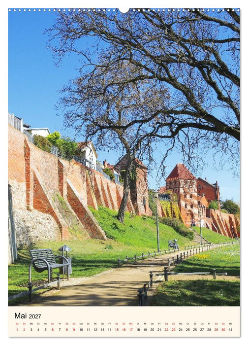 Tangermünde - Juwel norddeutscher Backsteingotik (CALVENDO Wandkalender 2027)