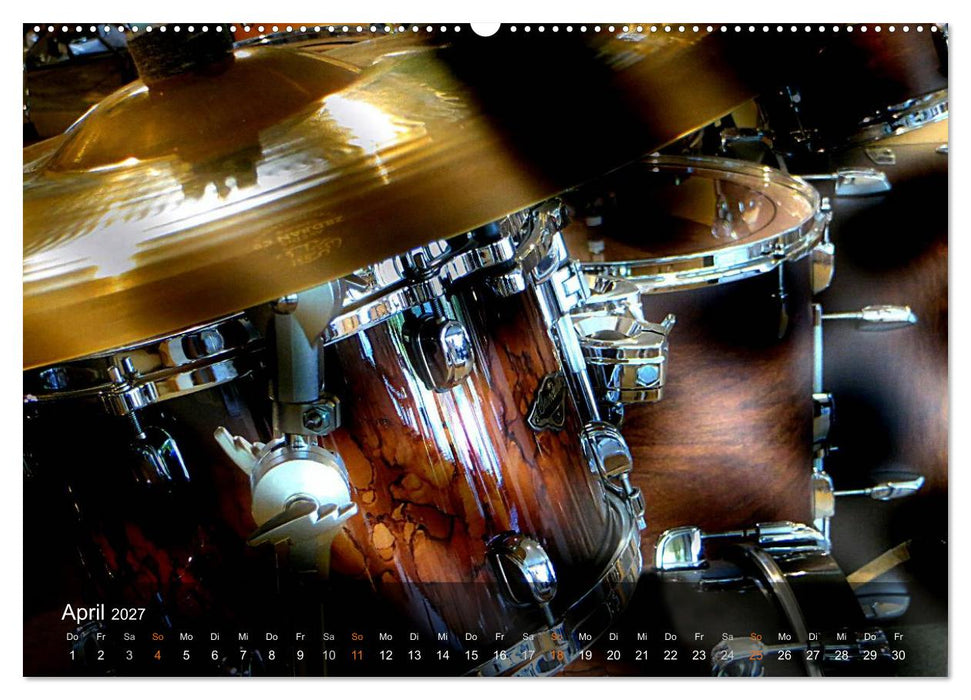 Schlagzeug onstage (CALVENDO Premium Wandkalender 2027)