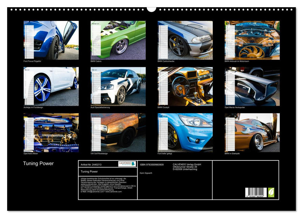 Tuning Power (CALVENDO Wandkalender 2027)
