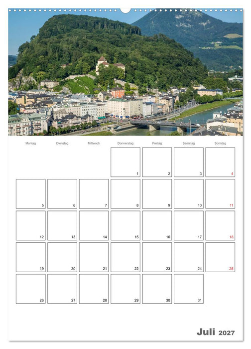 Bezauberndes SALZBURG / Terminplaner (CALVENDO Premium Wandkalender 2027)