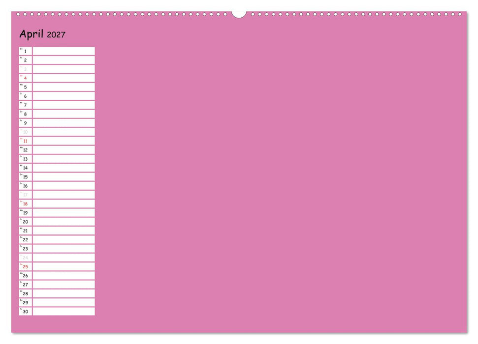 Bunter Bastelkalender (CALVENDO Wandkalender 2027)