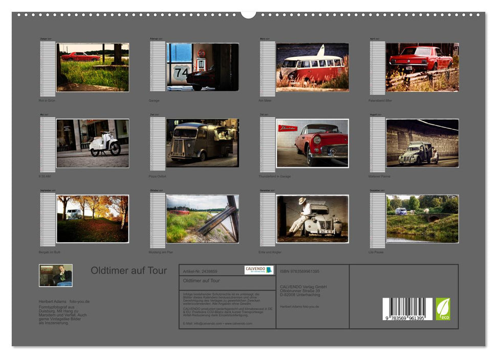 Oldtimer auf Tour (CALVENDO Premium Wandkalender 2027)