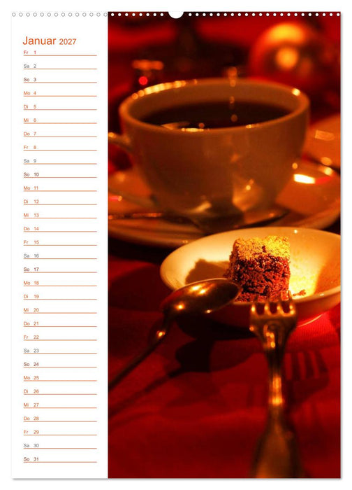 Köstliche Kaffeespezialitäten (CALVENDO Wandkalender 2027)