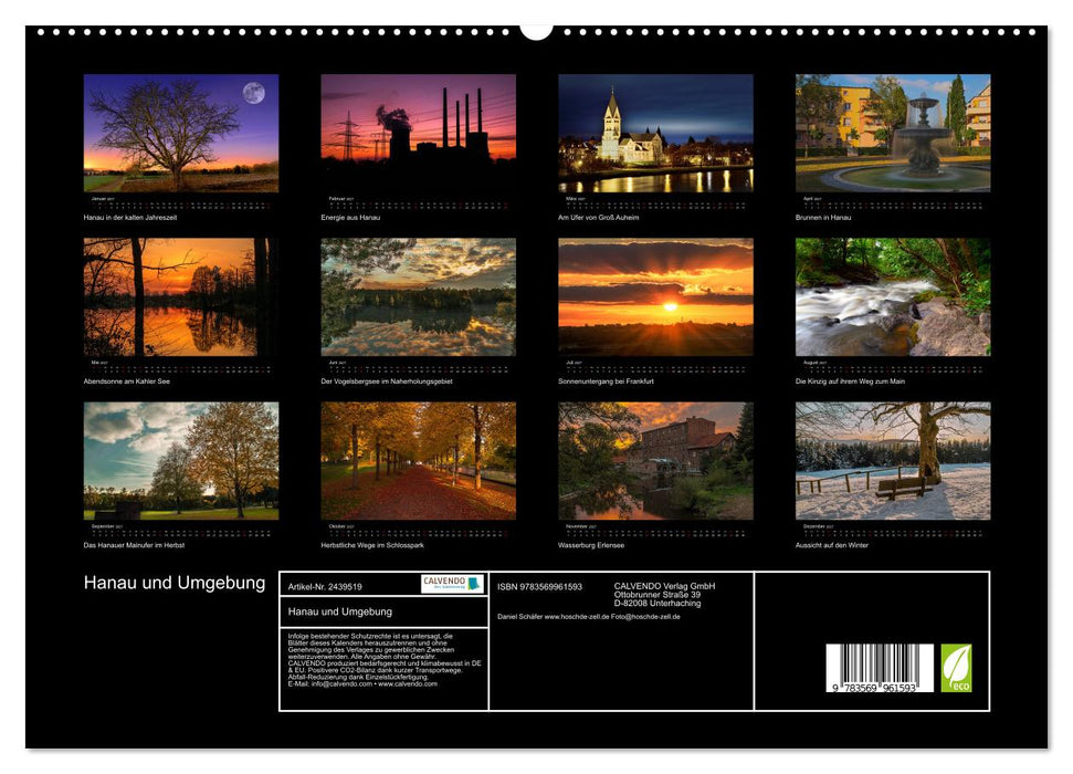 Hanau und Umgebung (CALVENDO Premium Wandkalender 2027)