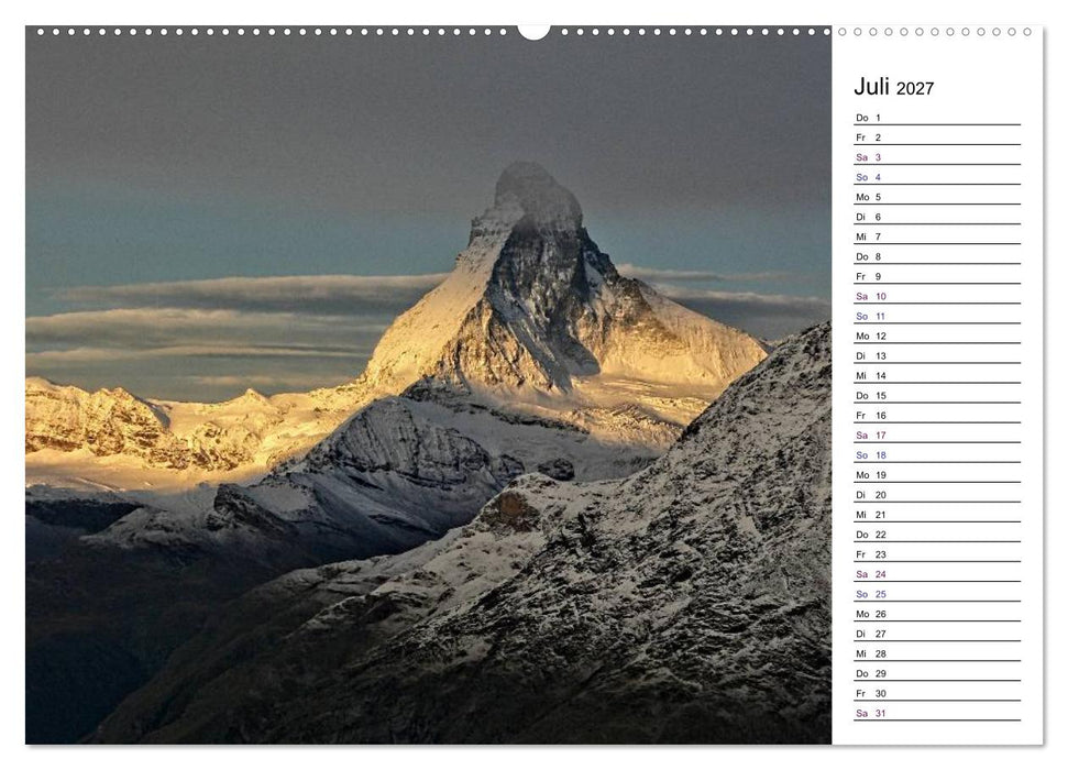 Matterhorn. Der Berg der Berge (CALVENDO Premium Wandkalender 2027)