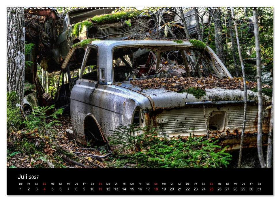 Autos, abgestellt und vergessen (CALVENDO Premium Wandkalender 2027)