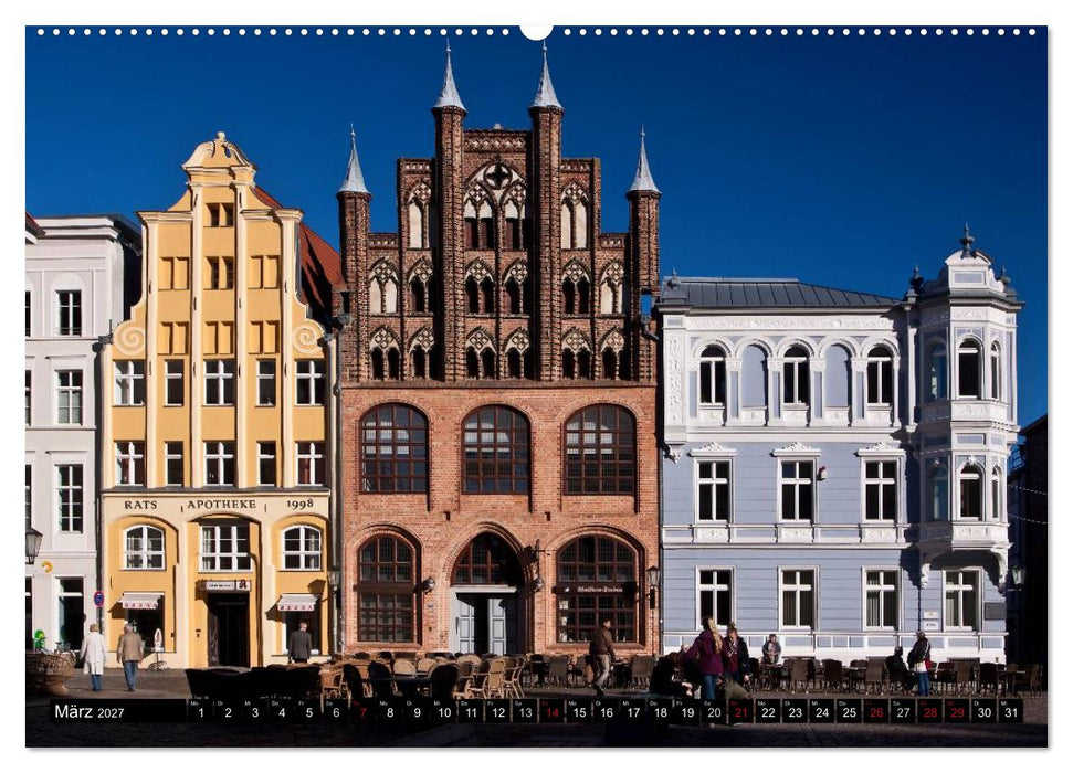 Ostseeperle Stralsund (CALVENDO Premium Wandkalender 2027)