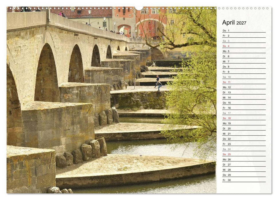 Die Farben von REGENSBURG (CALVENDO Wandkalender 2027)