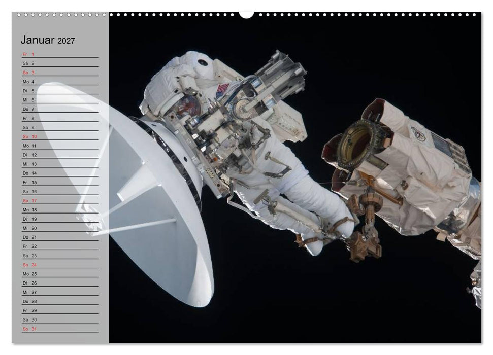 Missionen im Weltall (CALVENDO Wandkalender 2027)