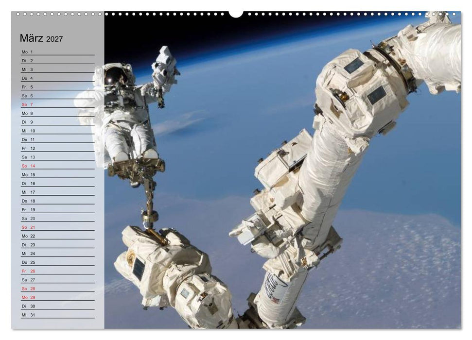 Missionen im Weltall (CALVENDO Wandkalender 2027)