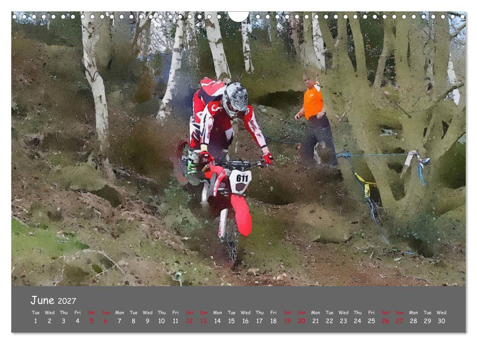 Enduro Racing (CALVENDO Monthly Calendar 2027)