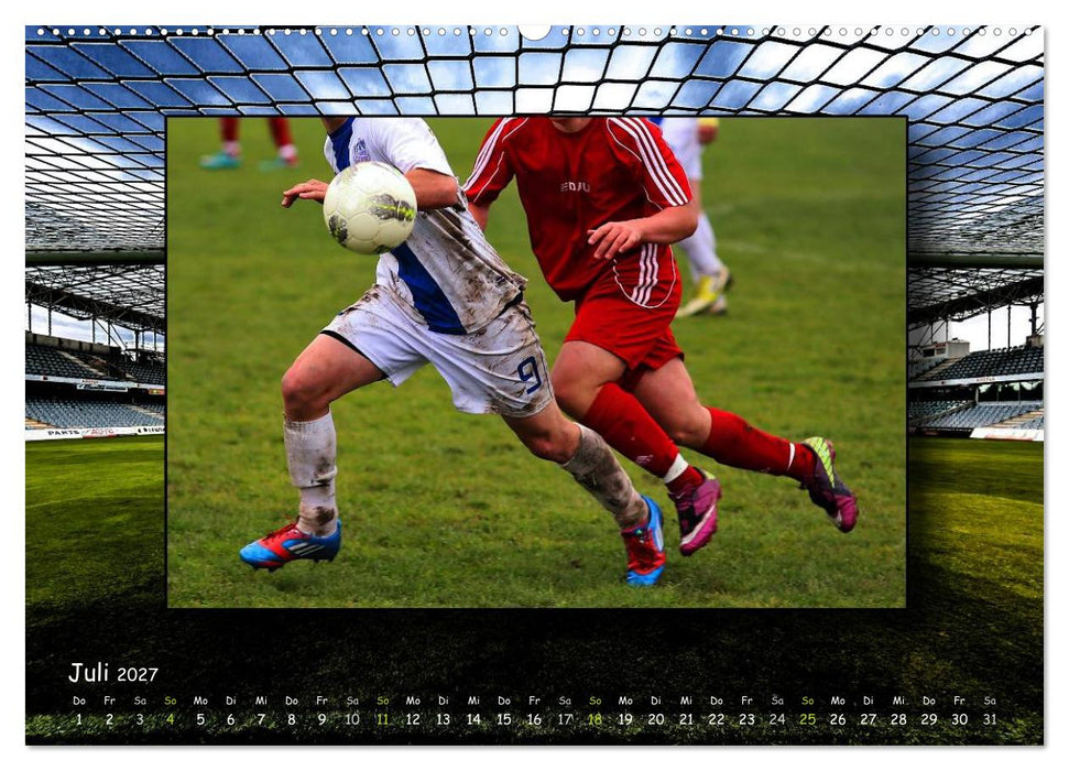 Fußball regiert die Welt (CALVENDO Premium Wandkalender 2027)