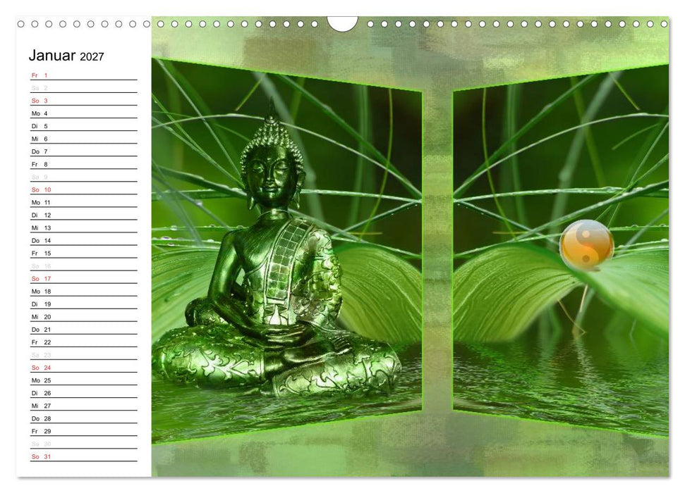 Buddha - Harmonie und Entspannung (CALVENDO Wandkalender 2027)