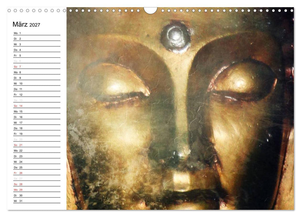 Buddha - Harmonie und Entspannung (CALVENDO Wandkalender 2027)