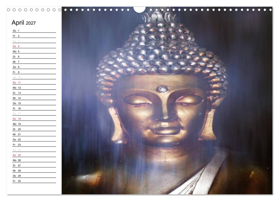 Buddha - Harmonie und Entspannung (CALVENDO Wandkalender 2027)