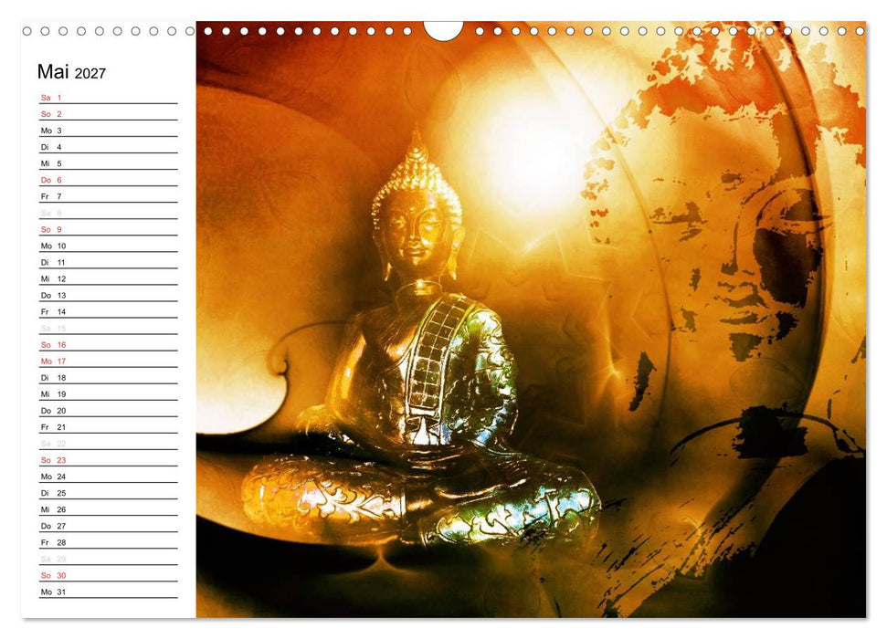Buddha - Harmonie und Entspannung (CALVENDO Wandkalender 2027)