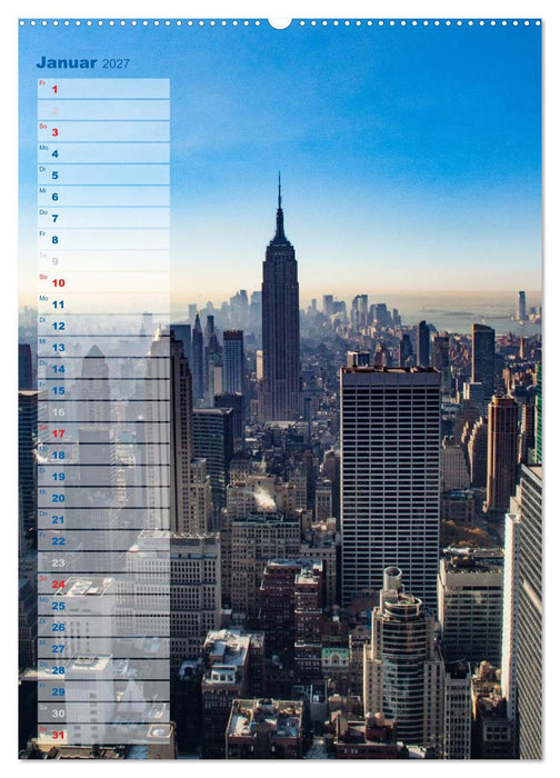 New York - Blickwinkel (CALVENDO Premium Wandkalender 2027)