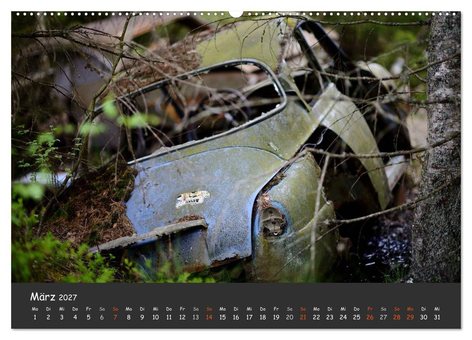 BILKYRKOGÅRDEN Der Autofriedhof im Kyrkö Mosse (CALVENDO Wandkalender 2027)