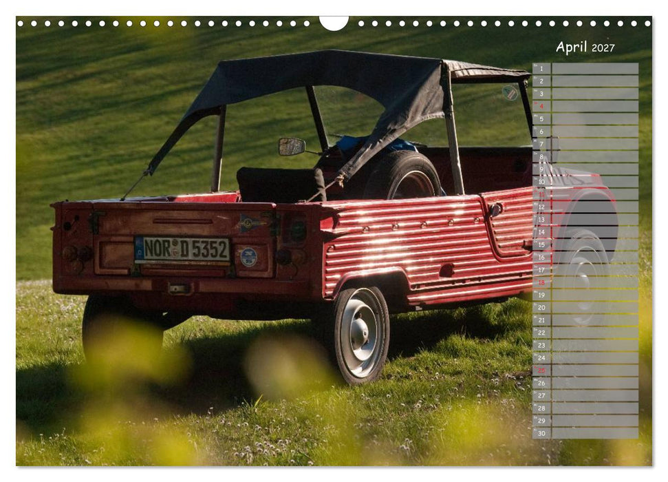 Kultautomobil Ente Citroën 2CV (CALVENDO Wandkalender 2027)