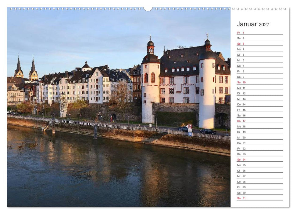Bildschön - Die Mosel (CALVENDO Wandkalender 2027)
